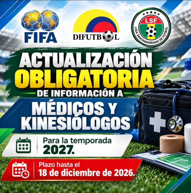 ACTUALIZACIÓN OBLIGATORIA DE INFORMACIÓN MÉDICOS Y KINESIÓLOGOS